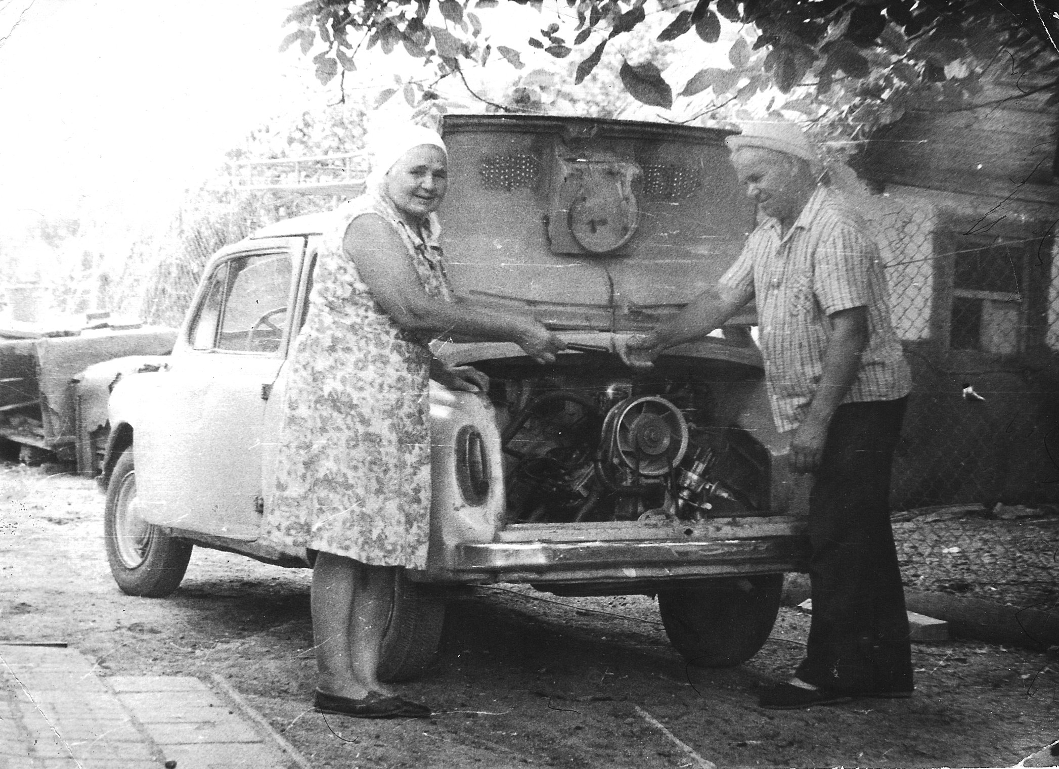 с женой Марией Антоновной Кривонос (Бондаренко)